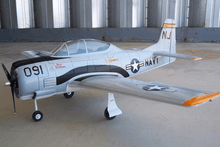 Load image into Gallery viewer, Dynam T-28 Trojan Grey 1270mm (50") Wingspan - RTF - (OPEN BOX)