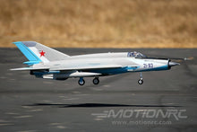 Load image into Gallery viewer, Freewing Mig-21 Blue High Performance 80mm EDF Jet - PNP