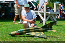 Load image into Gallery viewer, Freewing Mig-21 Silver 80mm EDF Jet - ARF PLUS