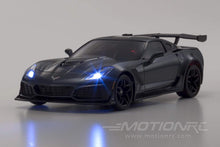 Load image into Gallery viewer, Kyosho Mini-Z Corvette ZR1 Shadow Gray Metallic Readyset 1/27 Scale RWD Car w/LEDs - RTR