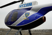 Load image into Gallery viewer, RotorScale MD500E Police Blue 450 Size Helicopter - PNP