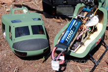 Load image into Gallery viewer, RotorScale UH-1A Huey Medic Green 450 Size Helicopter - PNP
