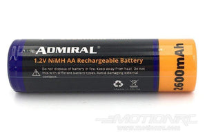 Admiral AA NiMH 2600mAh Rechargeable Batteries (Pack of 4)