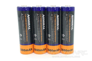 Admiral AA NiMH 2600mAh Rechargeable Batteries (Pack of 4) - (OPEN BOX)