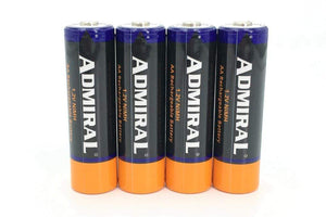 Admiral AA NiMH 2600mAh Rechargeable Batteries (Pack of 4) - (OPEN BOX)