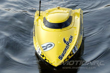 Load image into Gallery viewer, Bancroft Swordfish Deep V Yellow 675mm (26.5") Racing Boat - RTR
