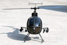 Load image into Gallery viewer, RotorScale AH-6 Attack Tactical Black 450 Size Helicopter - PNP
