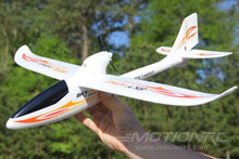 Load image into Gallery viewer, XK Sky King Glider Red with LED Lights 750mm (29.5") Wingspan - RTF
